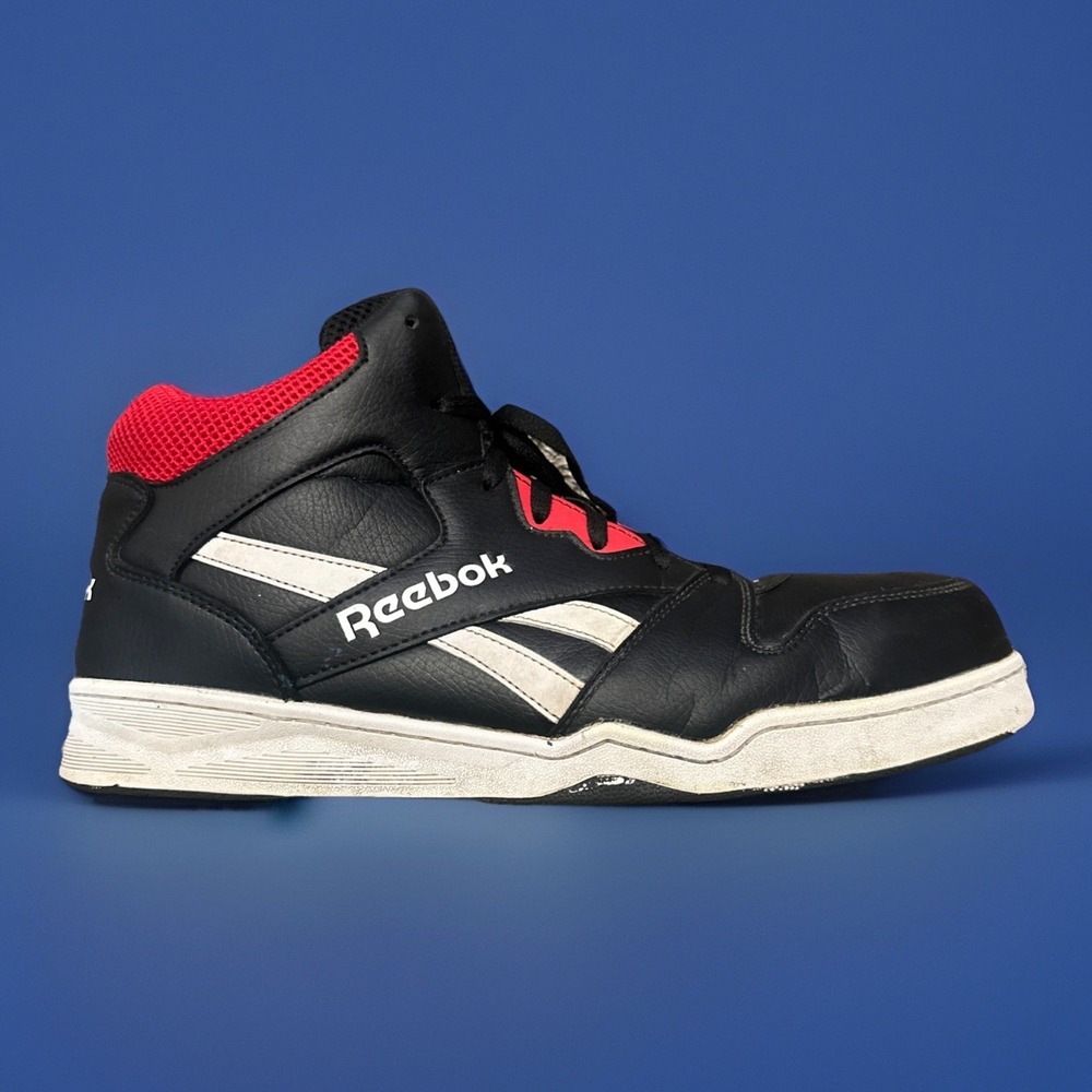 Reebok High Top ASTM Comp Toe Black BB4500 Work Shoes RB4132 Men's Sz 14 M